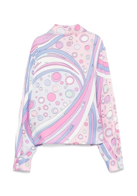 Shirt With Fontane Print EMILIO PUCCI JUNIOR | PW5A50-K0228511MC